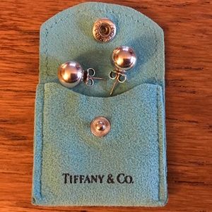 Tiffany & Co. Hardware Ball Earrings 10mm Silver
